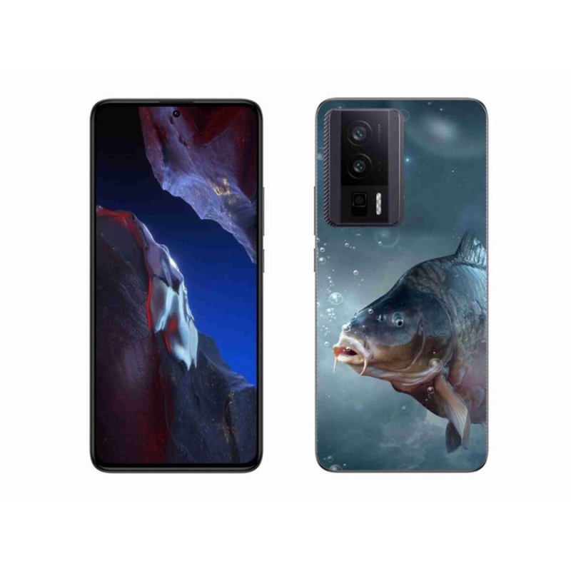 Gél borítás mmCase a Xiaomi Poco F5 Pro számára - ponty és buborékok