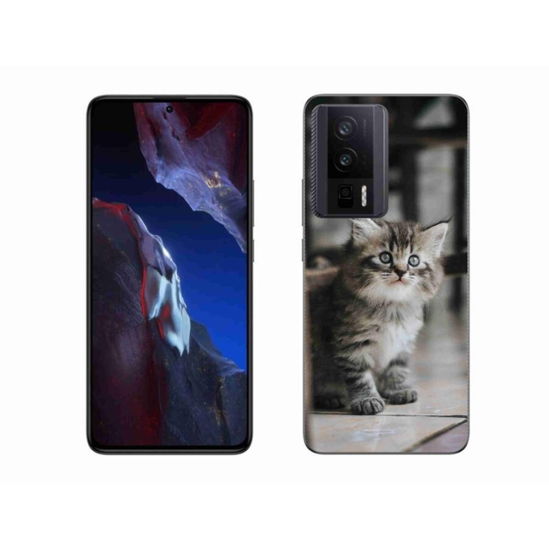 Gél borítás mmCase a Xiaomi Poco F5 Pro számára - cica