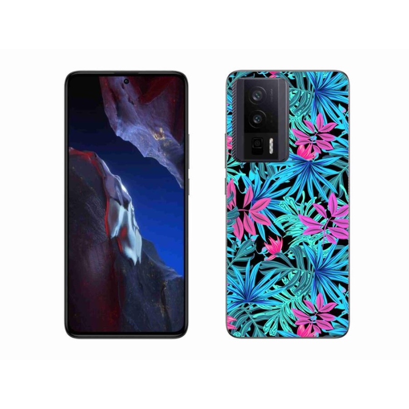 Gél borítás mmCase a Xiaomi Poco F5 Pro számára - virágok 3