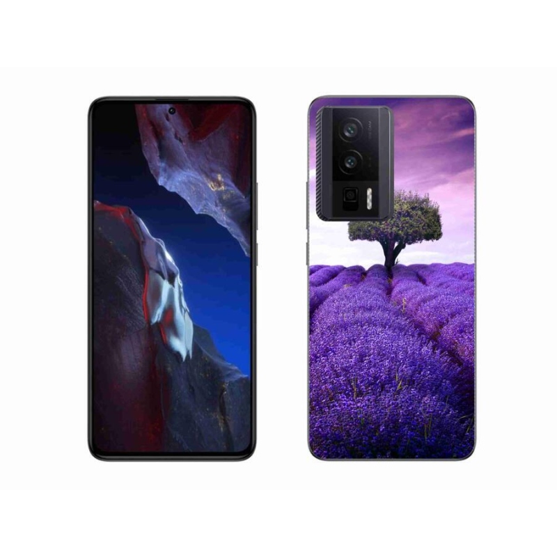 Gél borítás mmCase a Xiaomi Poco F5 Pro számára - levendula rét