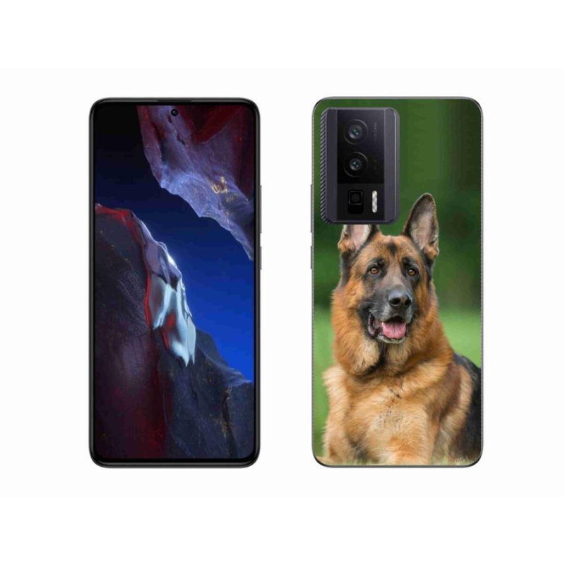 Gél borítás mmCase a Xiaomi Poco F5 Pro számára - Német juhászkutya