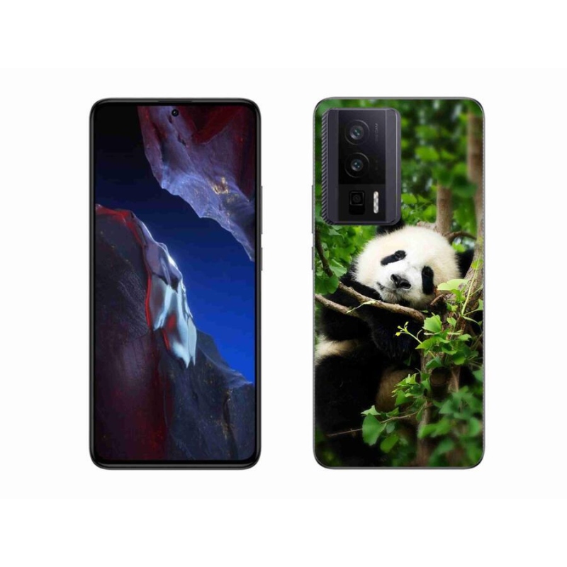 Gél borítás mmCase a Xiaomi Poco F5 Pro számára - panda