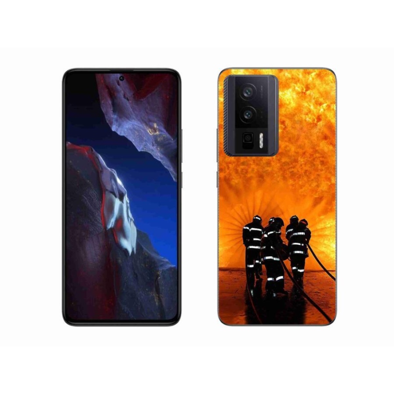 Gél borítás mmCase a Xiaomi Poco F5 Pro készülékhez - tűz