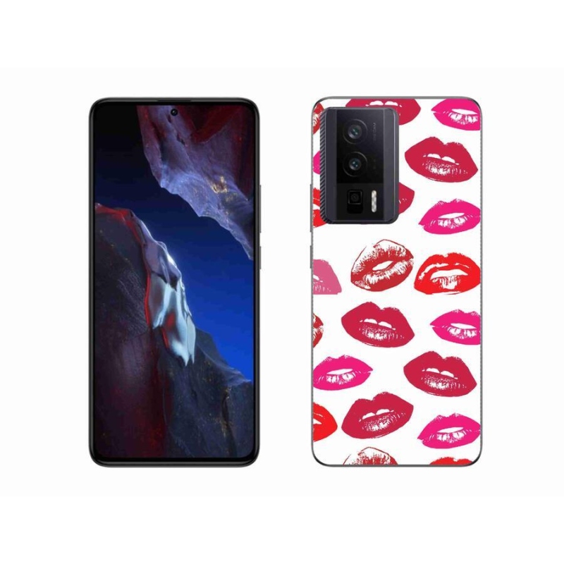 Gél borítás mmCase a Xiaomi Poco F5 Pro számára - ajkak