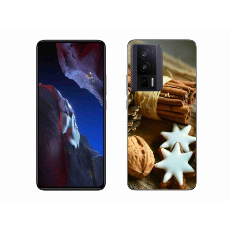 Gél borítás mmCase a Xiaomi Poco F5 Pro számára - fahéj és mézeskalács