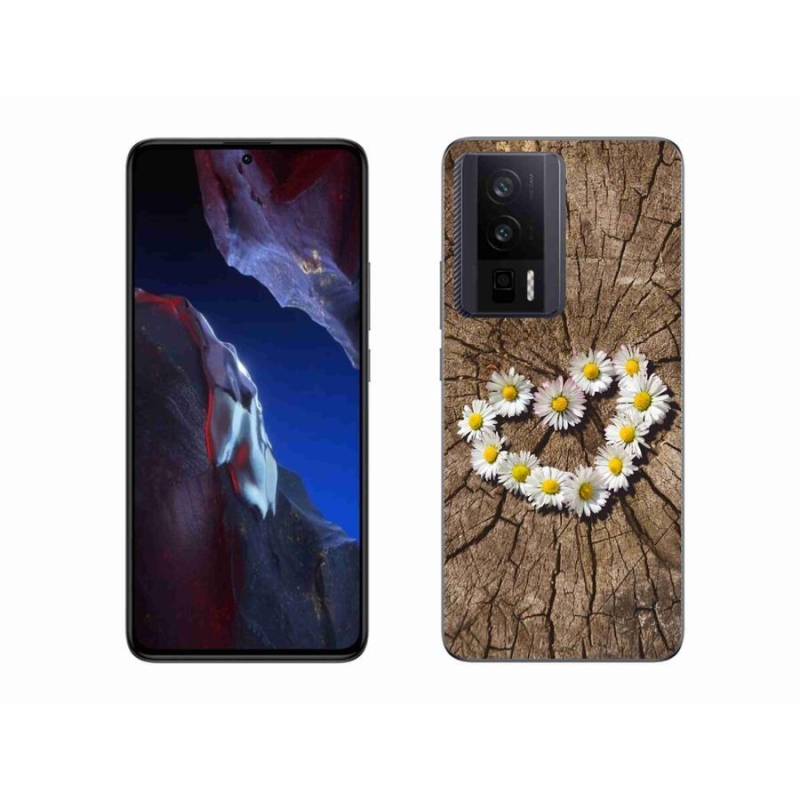 Gél borítás mmCase a Xiaomi Poco F5 Pro számára - Százszorszép szív