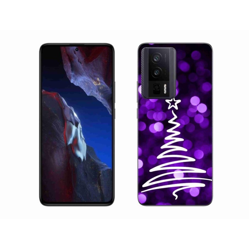 Gél borítás mmCase a Xiaomi Poco F5 Pro számára - fa