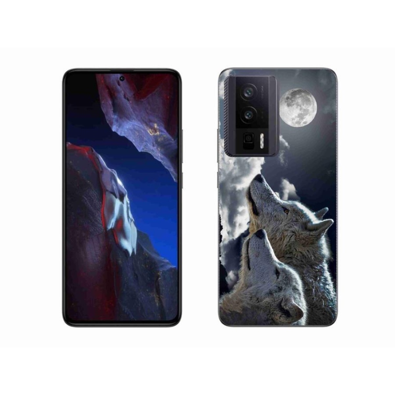 Gél borítás mmCase a Xiaomi Poco F5 Pro számára - farkasok