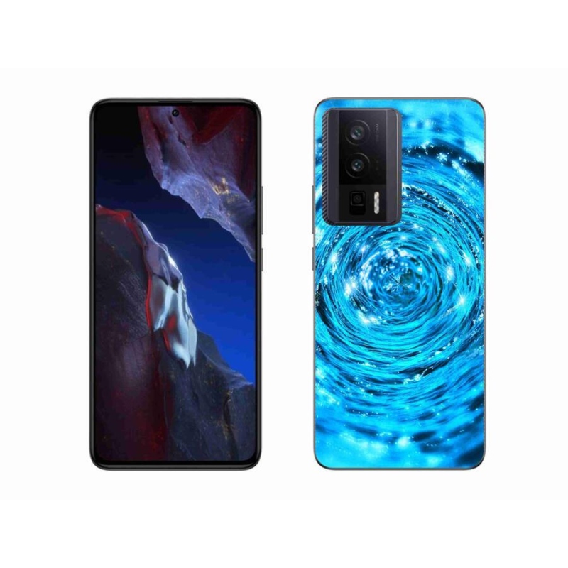 Gél borítás mmCase a Xiaomi Poco F5 Pro készülékhez - water vortex