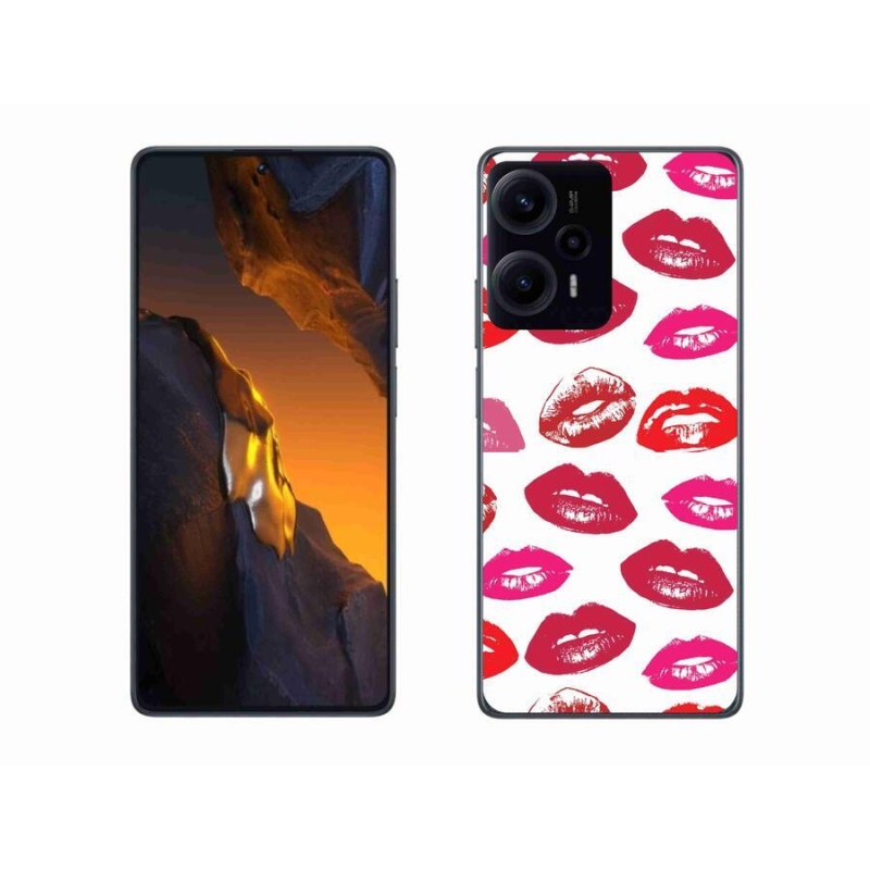 Gél borítás mmCase a Xiaomi Poco F5 készülékhez - ajkak