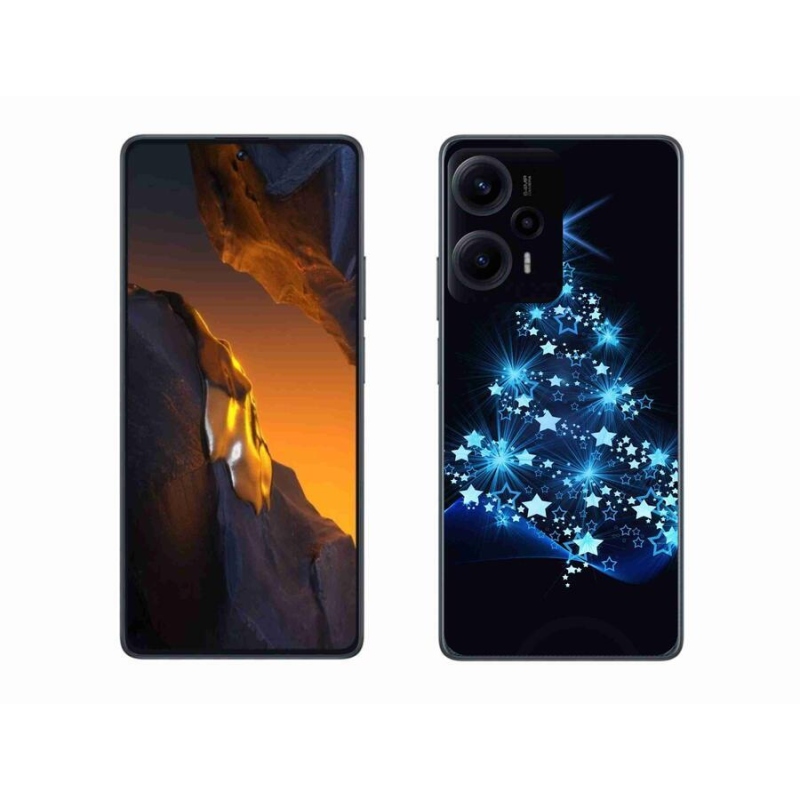 Gél borítás mmCase a Xiaomi Poco F5 számára - karácsonyfa