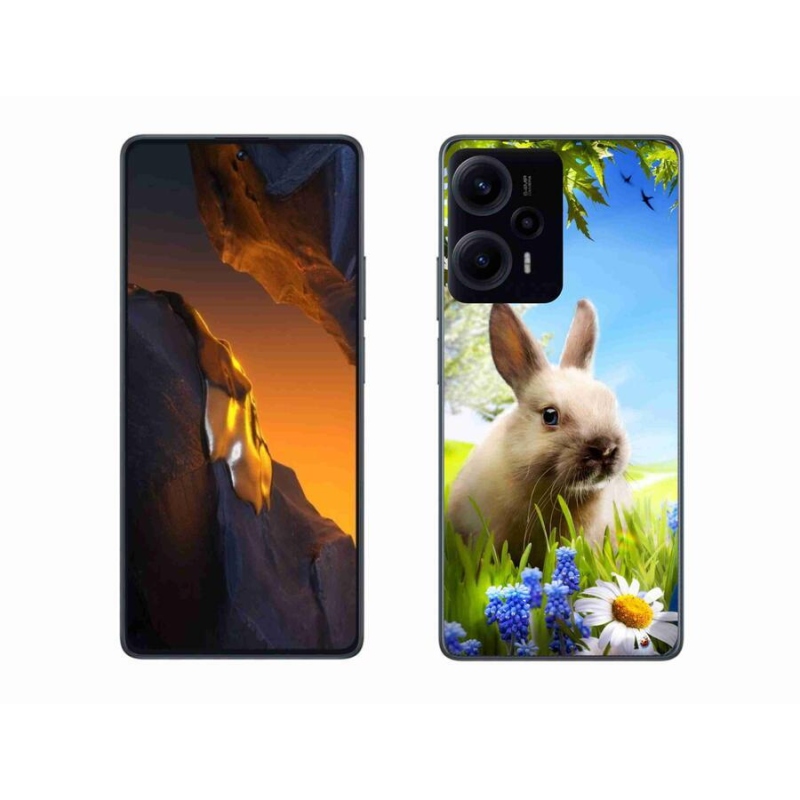 Gél borítás mmCase a Xiaomi Poco F5 készülékhez - nyuszi