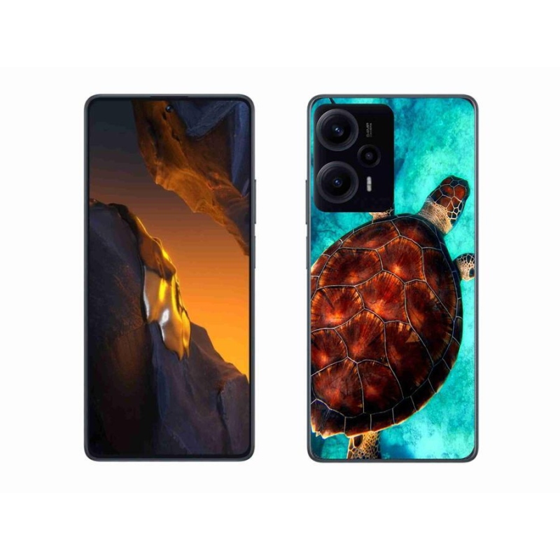 Gél borítás mmCase a Xiaomi Poco F5 készülékhez - teknősbéka