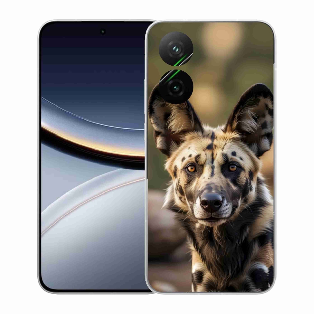 Gél borítás mmCase a Xiaomi Poco F7 5G-hez - afrikai vadkutya