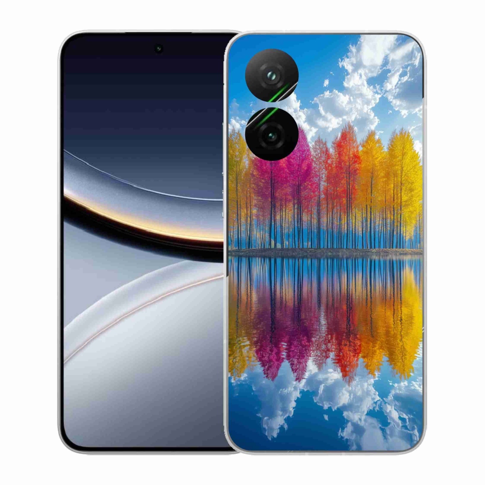 Gél borítás mmCase a Xiaomi Poco F7 5G számára - színes fák