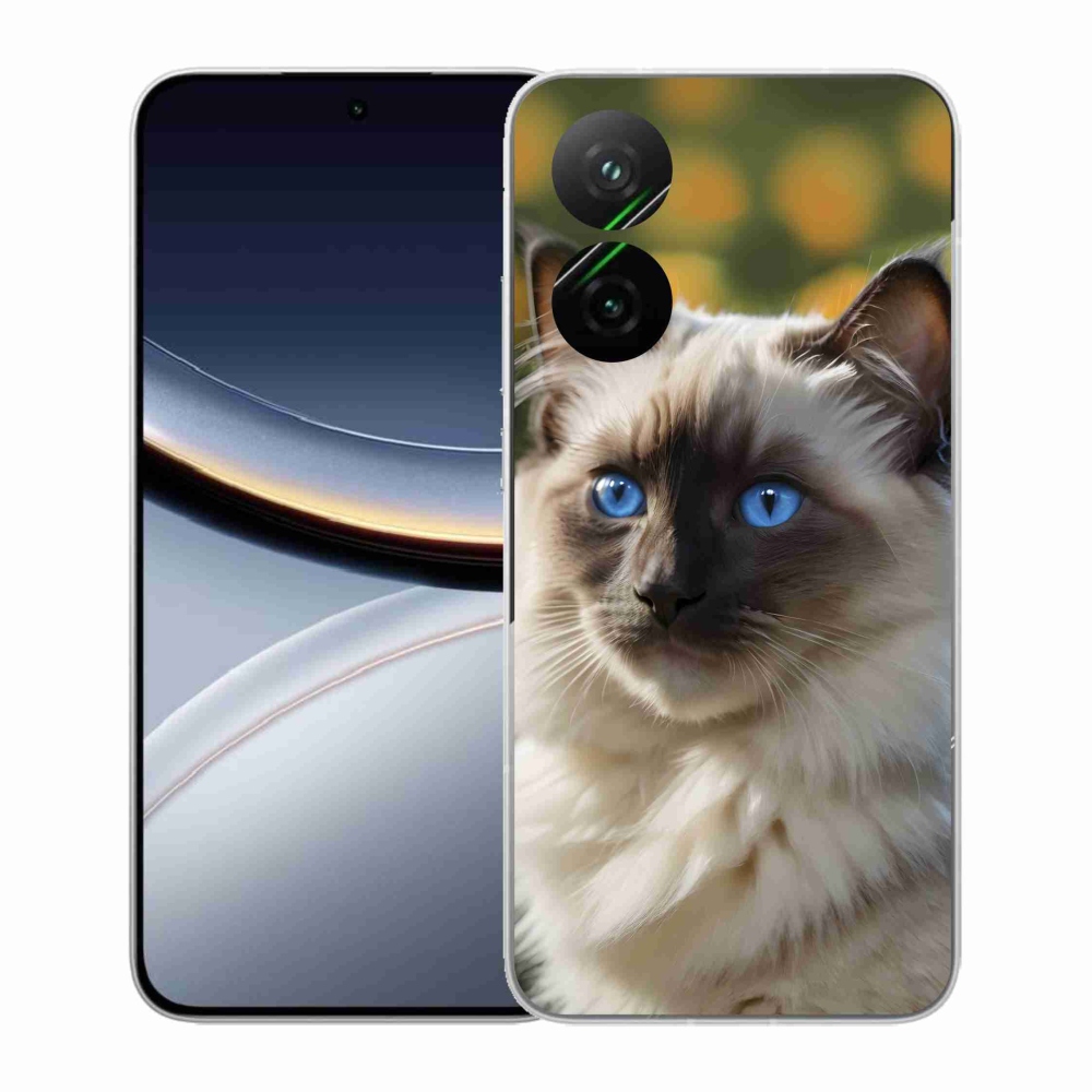 Gél borítás mmCase a Xiaomi Poco F7 5G-hez - fehér rongybaba