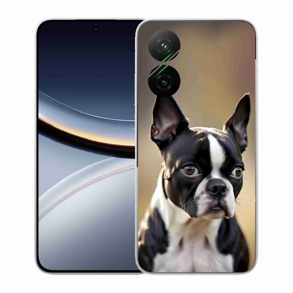 Gél borítás mmCase a Xiaomi Poco F7 5G készülékhez - Boston Terrier
