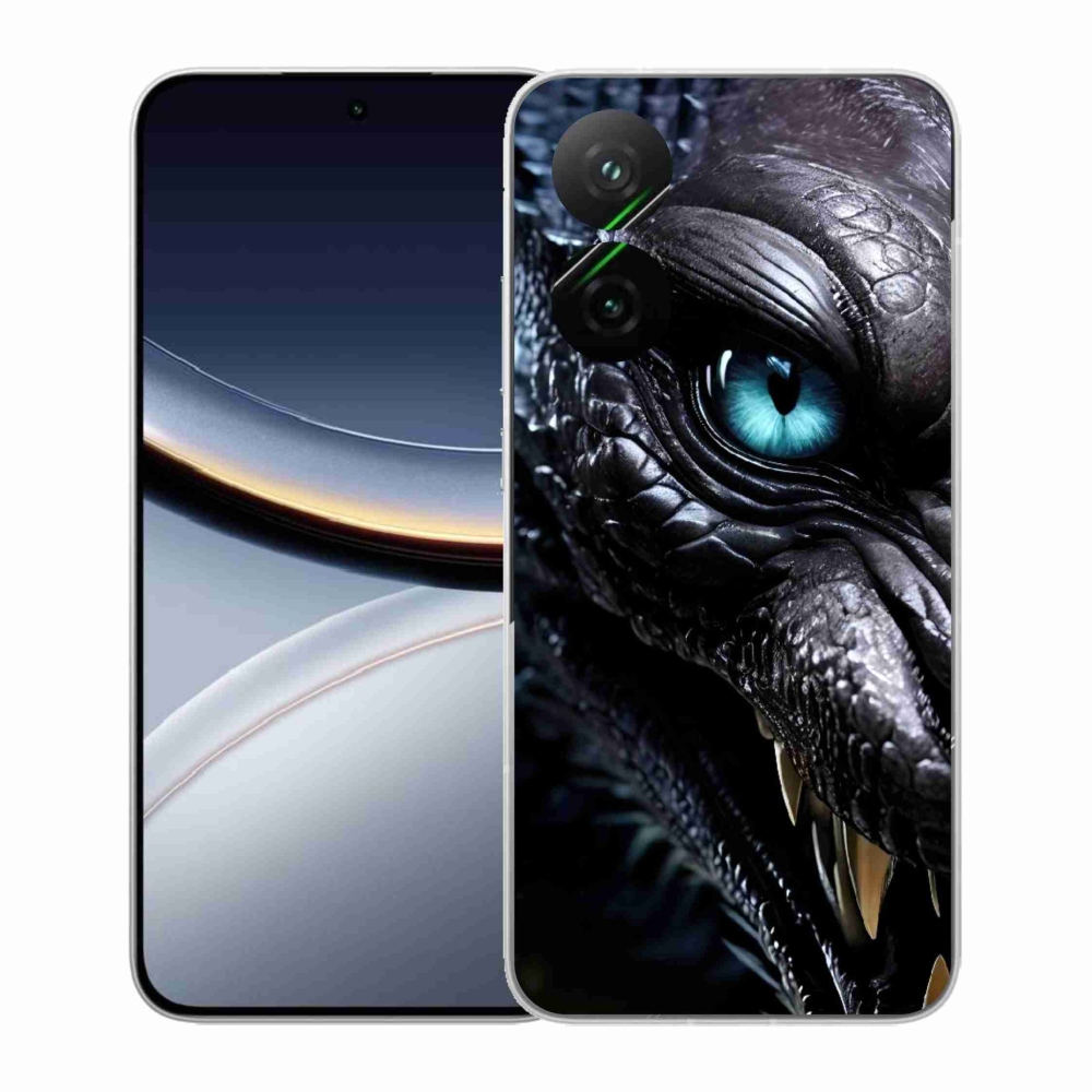 Gél borítás mmCase a Xiaomi Poco F7 5G számára - sárkány nézet