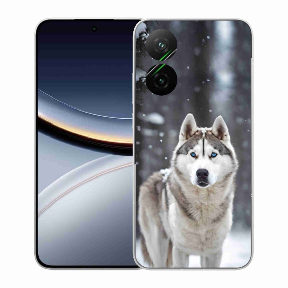 Gél borítás mmCase a Xiaomi Poco F7 5G-hez - husky 2