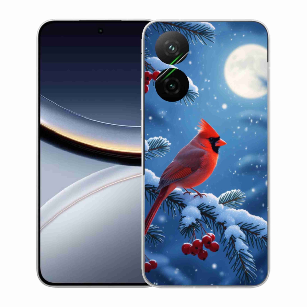 Gél borítás mmCase a Xiaomi Poco F7 5G készülékhez - kardinálpiros színű