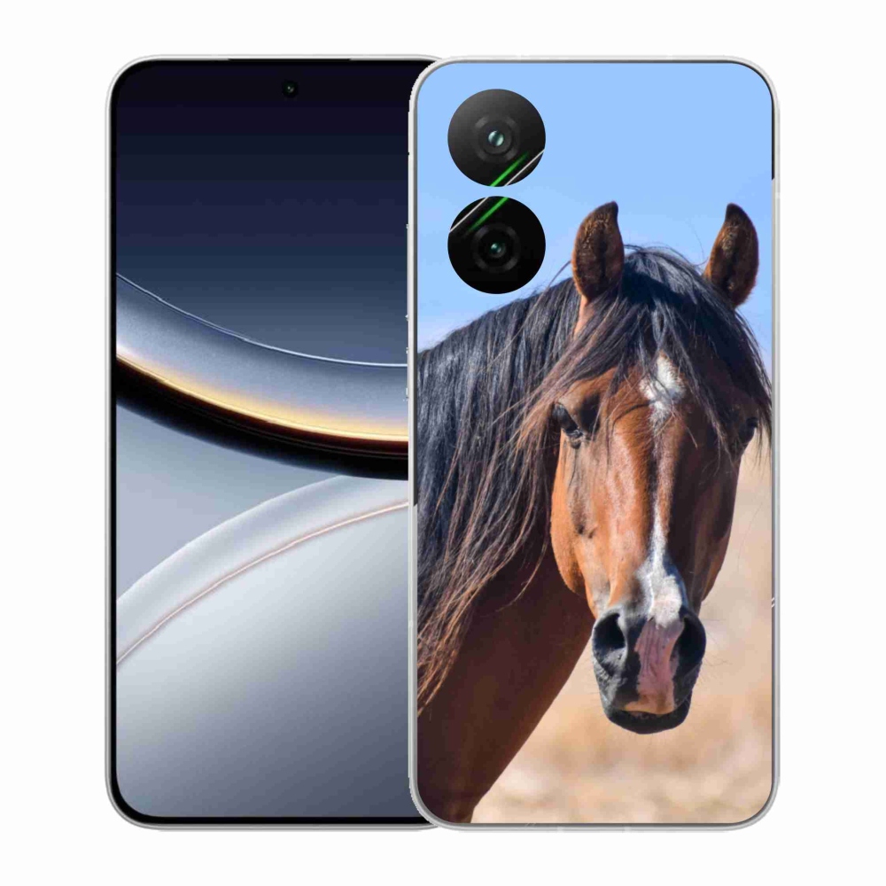 Gél borítás mmCase a Xiaomi Poco F7 5G számára - nyugodt ló