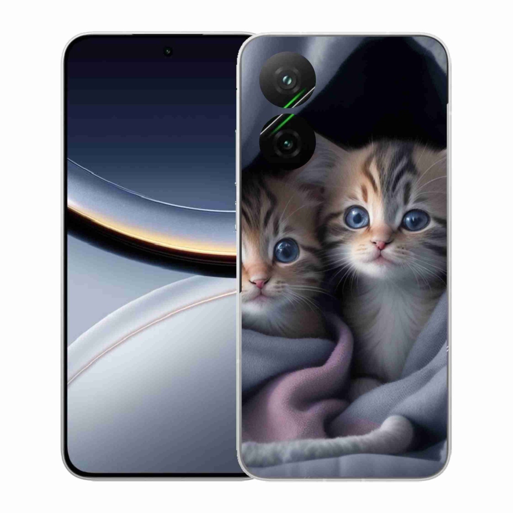 Gél borítás mmCase a Xiaomi Poco F7 5G számára - cat duo 2