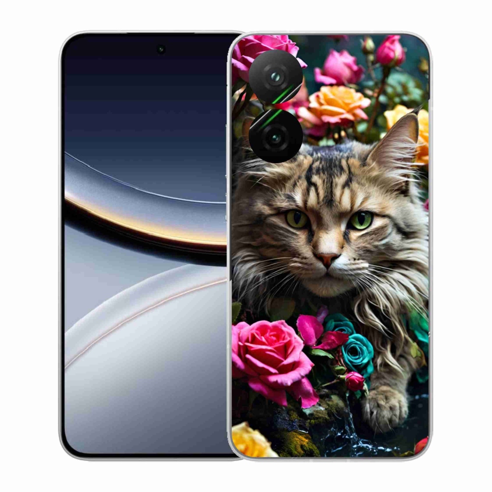 Gél borítás mmCase a Xiaomi Poco F7 5G-hez - macskaszem nézet 2