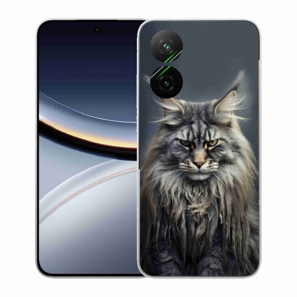 Gél borítás mmCase a Xiaomi Poco F7 5G-hez - macskaszem nézet 4