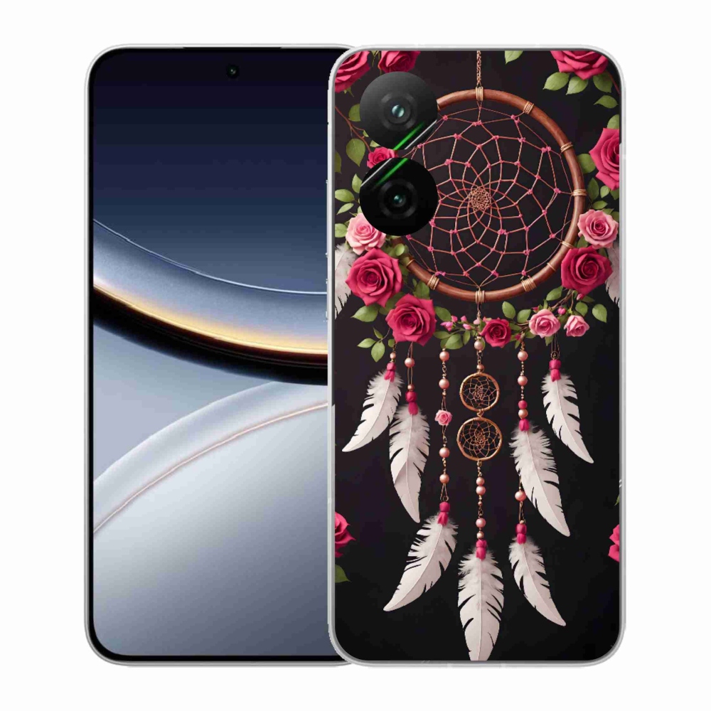 Gél borítás mmCase a Xiaomi Poco F7 5G számára - álomfogó rózsákkal