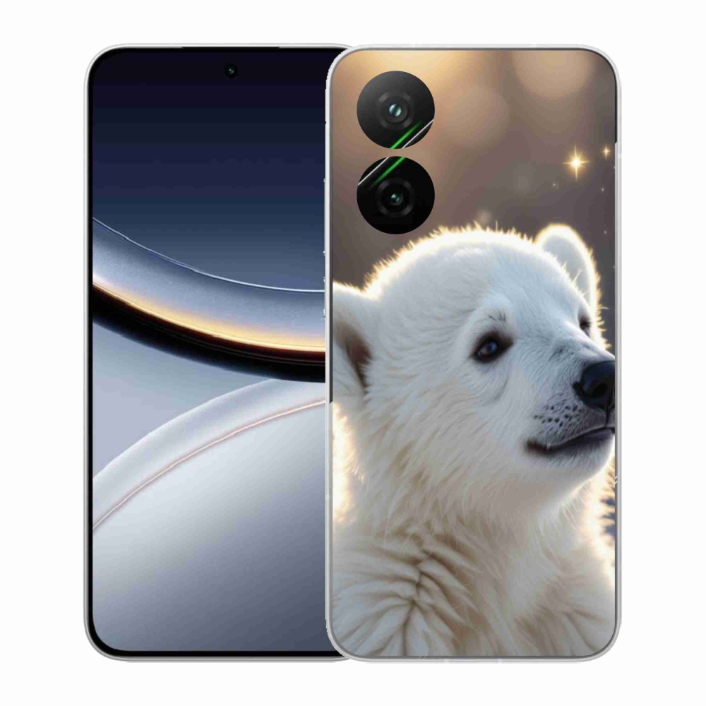 Gél borítás mmCase a Xiaomi Poco F7 5G-hez - jegesmedve