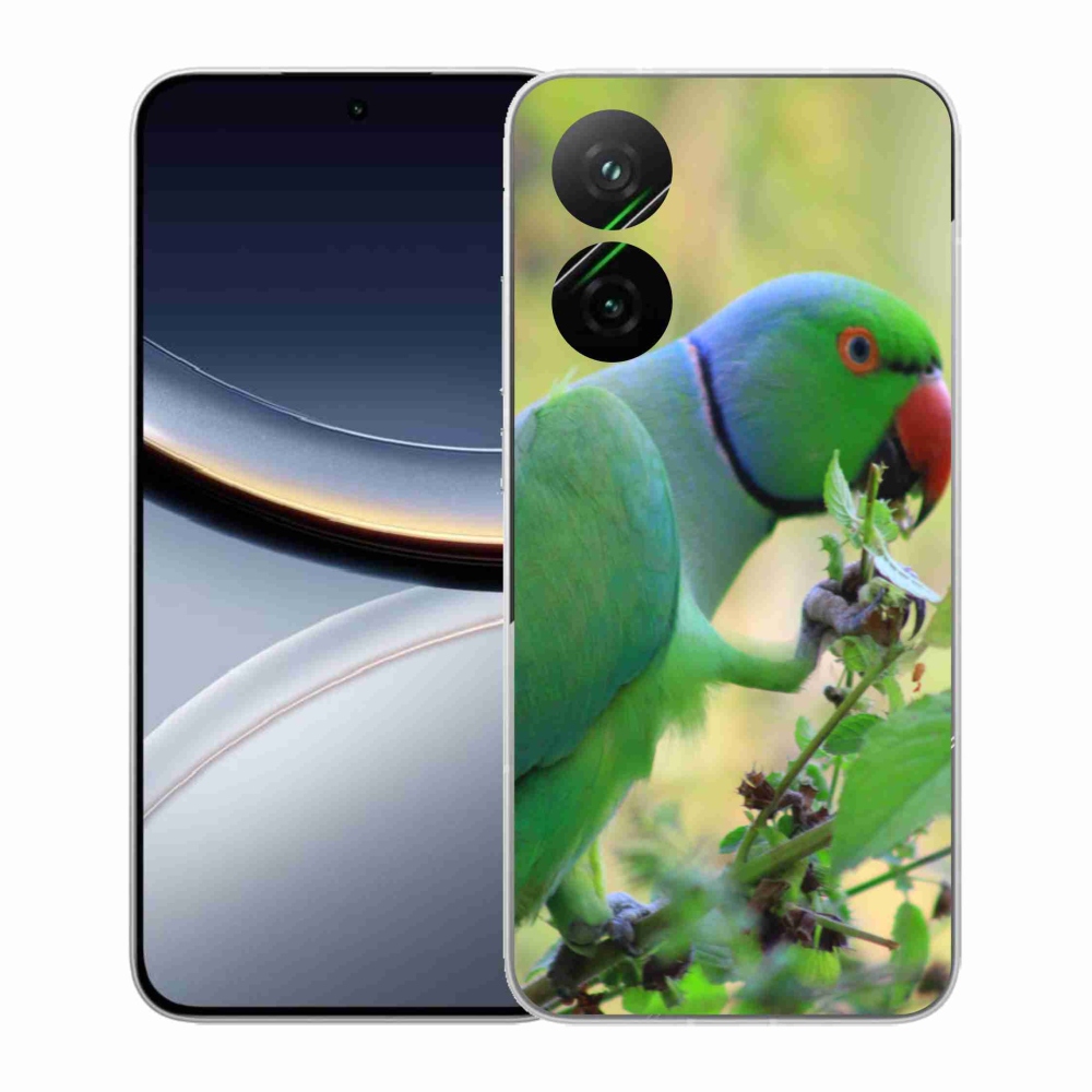 Gél borítás mmCase a Xiaomi Poco F7 5G-hez - papagáj alexandr