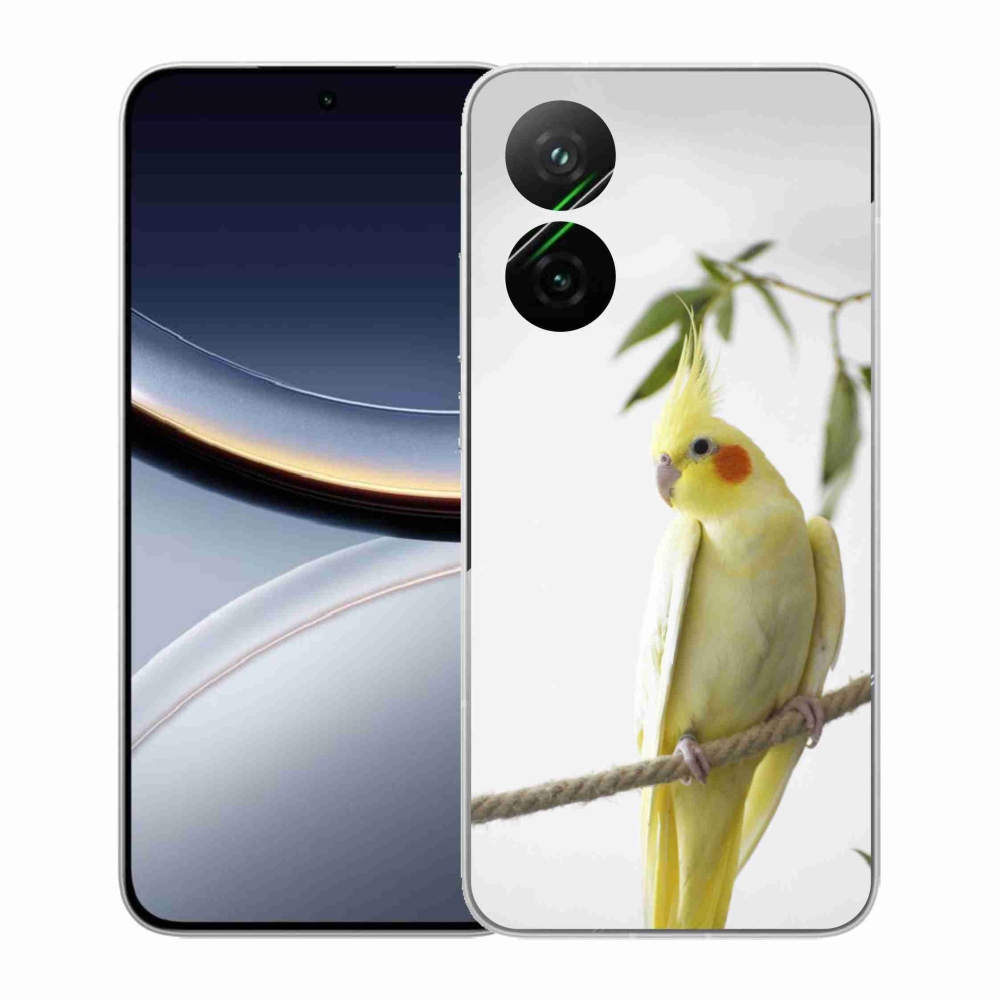 Gél borító mmCase a Xiaomi Poco F7 5G-hez - papagáj korela chocholatá