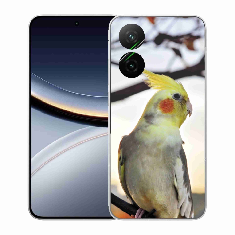 Gél borítás mmCase a Xiaomi Poco F7 5G-hez - papagáj korela
