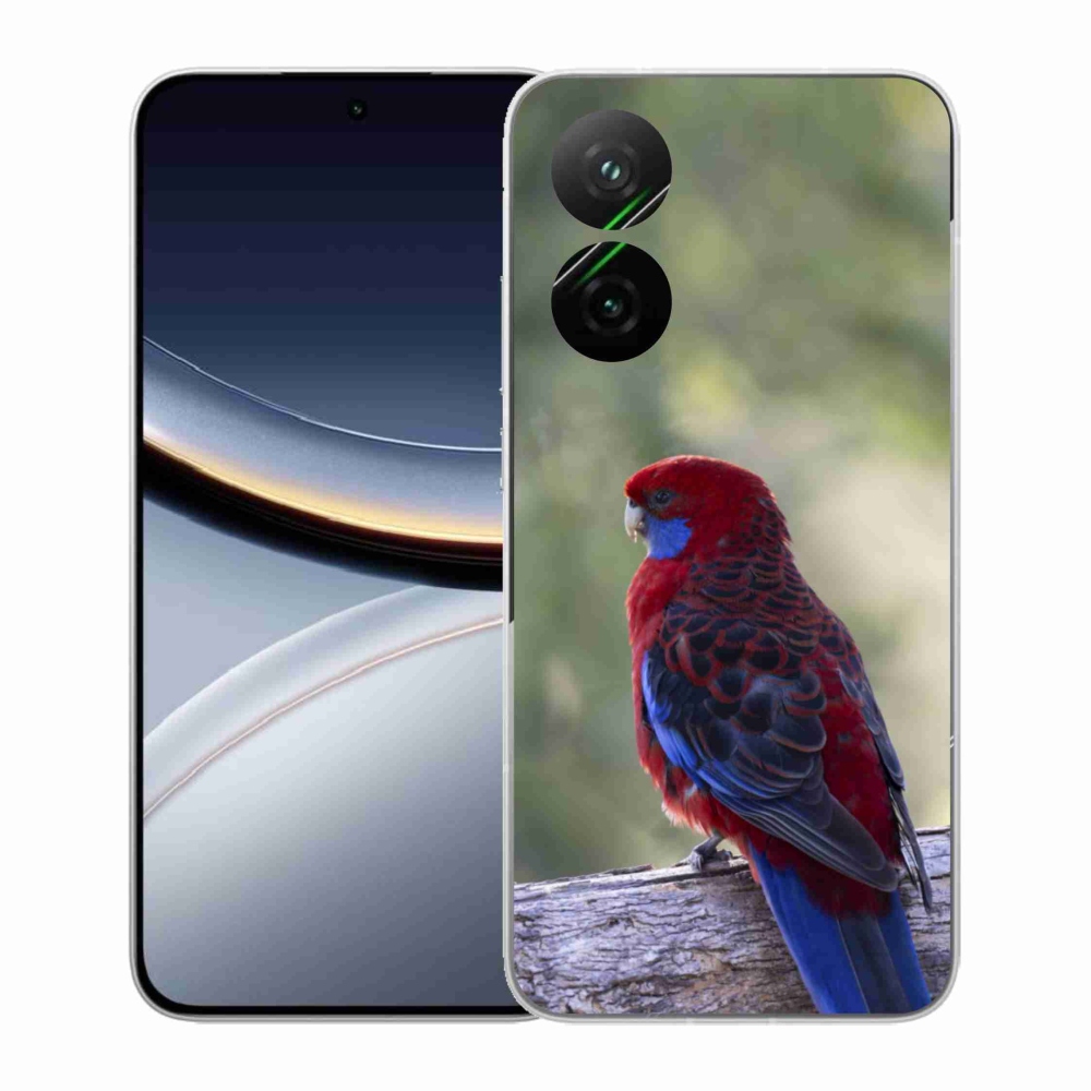 Gél borítás mmCase a Xiaomi Poco F7 5G-hez - papagáj rosela