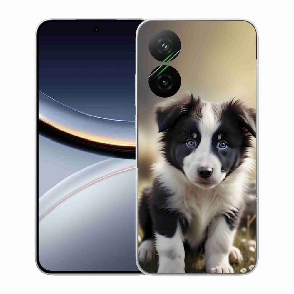 Gél borítás mmCase a Xiaomi Poco F7 5G-hez - aranyos border collie