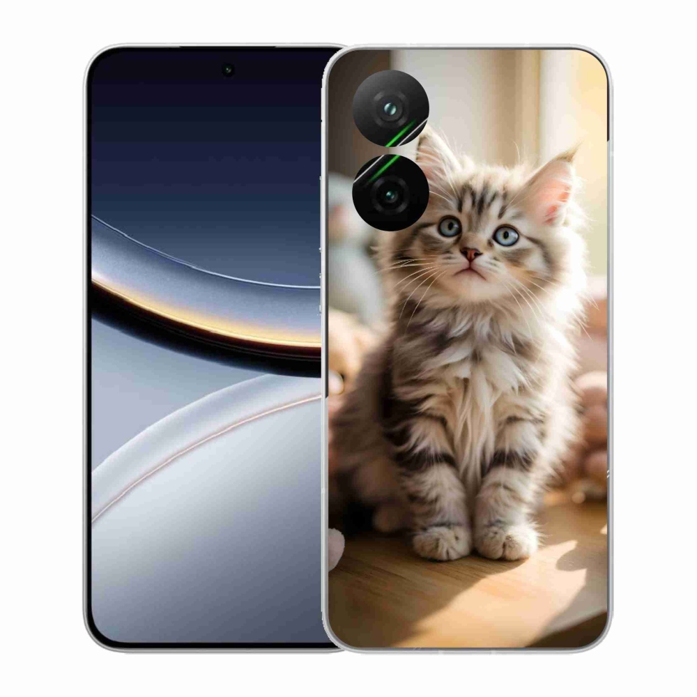 Gél borító mmCase a Xiaomi Poco F7 5G számára - aranyos cica 10