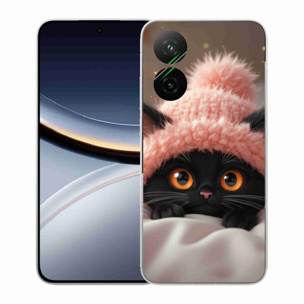 Gél borító mmCase a Xiaomi Poco F7 5G számára - aranyos cica 7