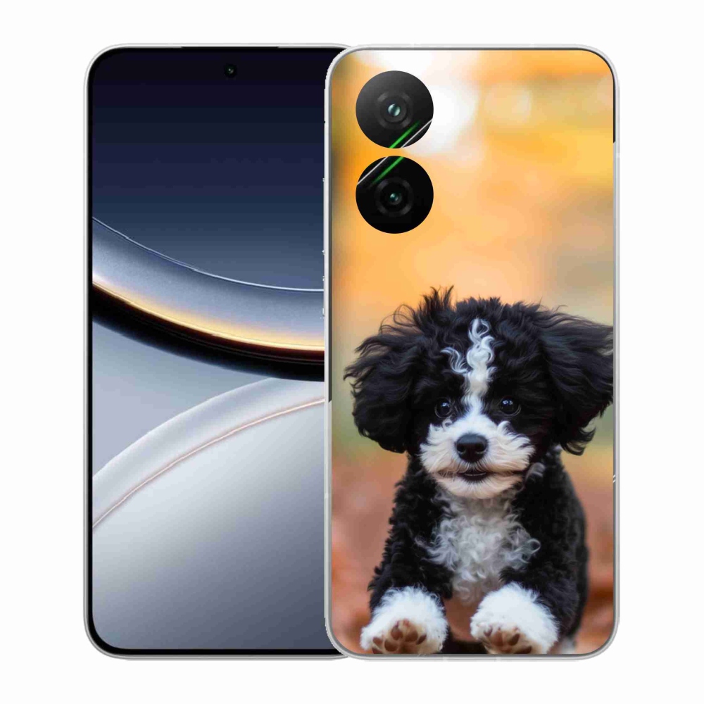 Gél borítás mmCase a Xiaomi Poco F7 5G számára - aranyos kiskutya 2