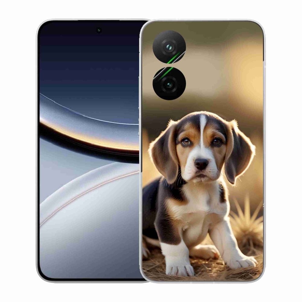 Gél borítás mmCase a Xiaomi Poco F7 5G számára - aranyos beagle