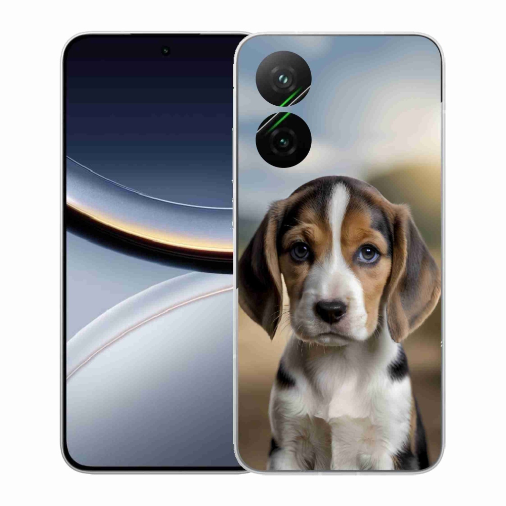 Gél borítás mmCase a Xiaomi Poco F7 5G számára - aranyos beagle
