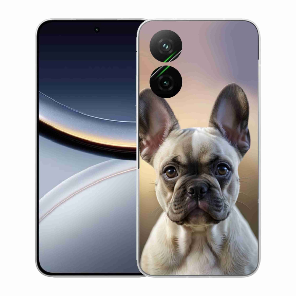 Gél borítás mmCase a Xiaomi Poco F7 5G számára - aranyos francia bulldog