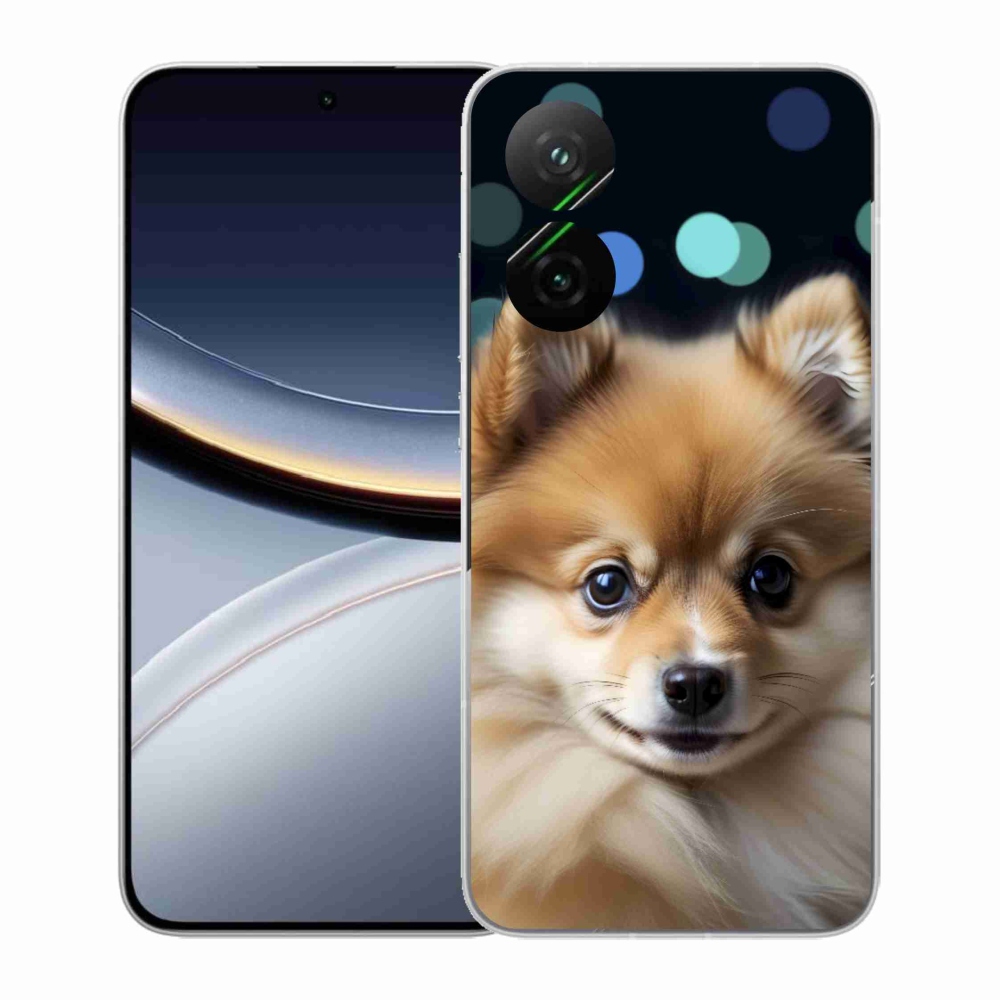 Gél borítás mmCase a Xiaomi Poco F7 5G-hez - aranyos pomerániai