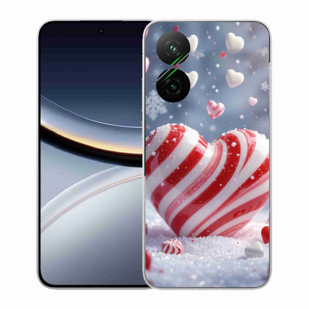 Gél borító mmCase a Xiaomi Poco F7 5G-hez - édes szív