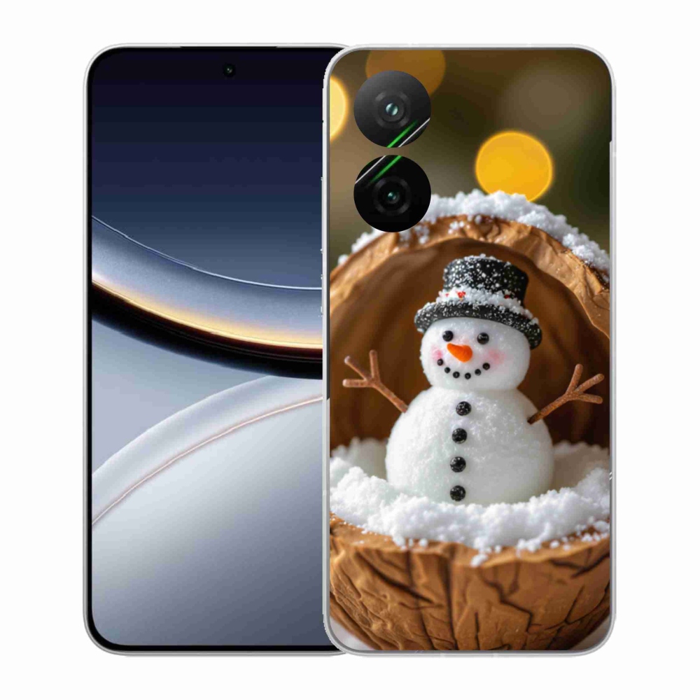 Gél borítás mmCase a Xiaomi Poco F7 5G-hez - hóember 4