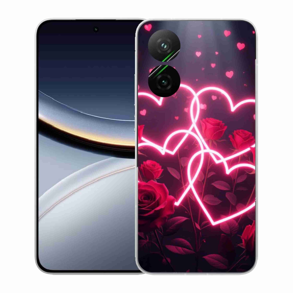 Gél borítás mmCase a Xiaomi Poco F7 5G-hez - a szerelem szíve