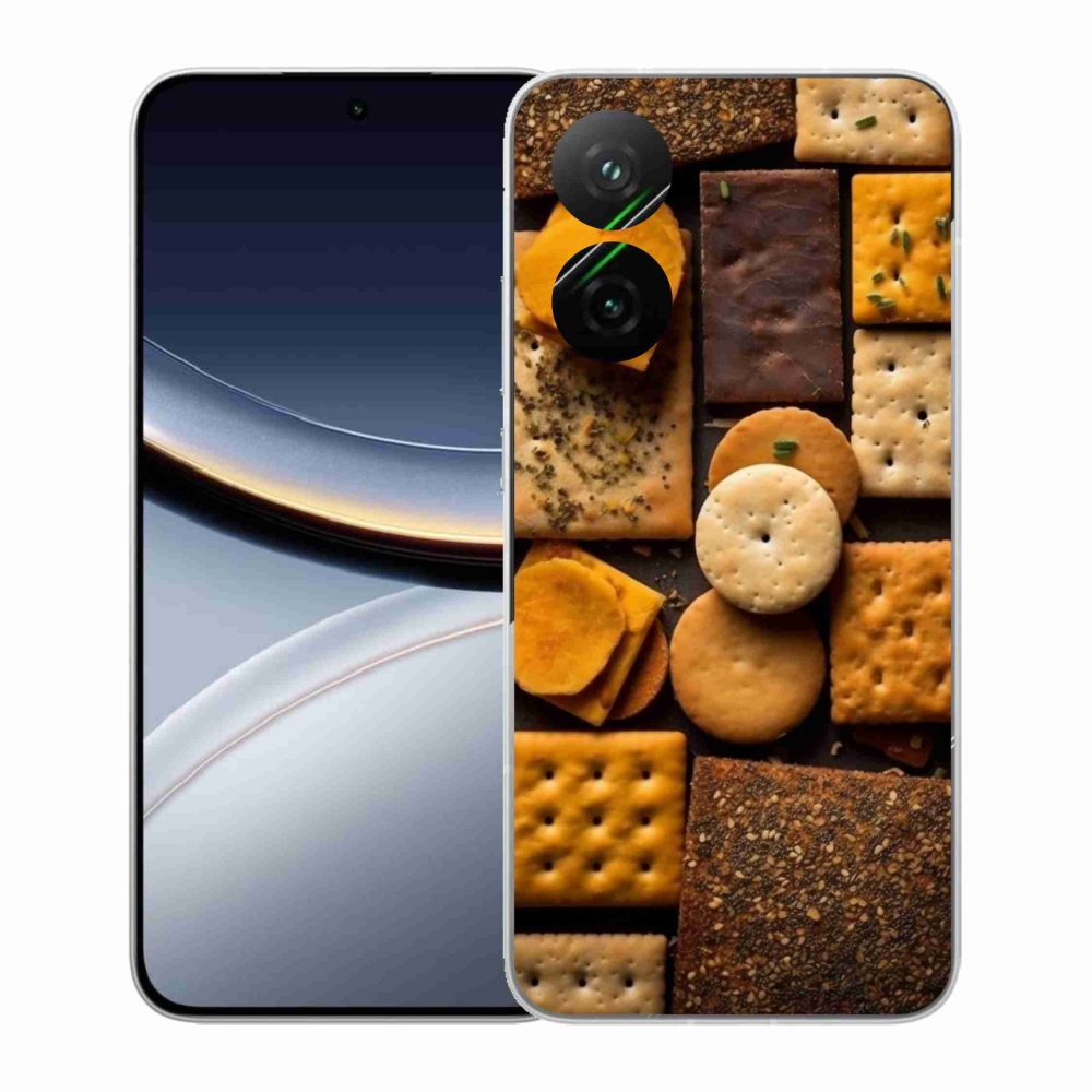 Gél borítás mmCase a Xiaomi Poco F7 5G-hez - kekszek