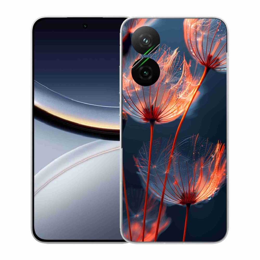 Gél borítás mmCase a Xiaomi Poco F7 5G-hez - világító pehely