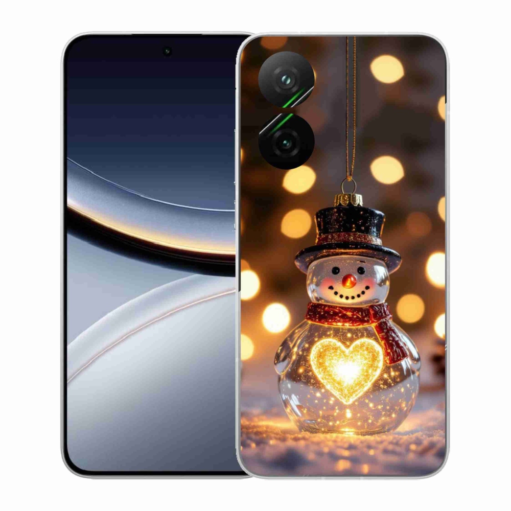 Gél borítás mmCase a Xiaomi Poco F7 5G számára - karácsonyi hóember
