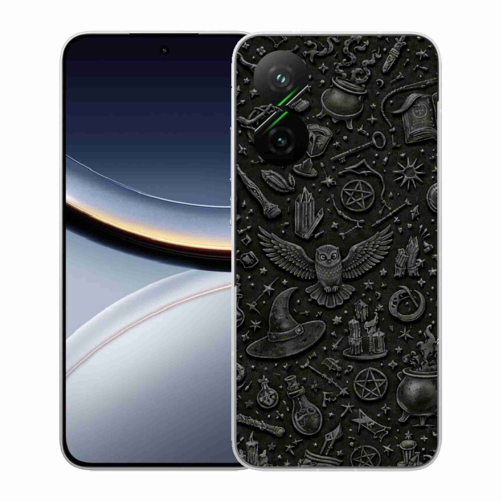 Gél borítás mmCase a Xiaomi Poco F7 5G számára - sötét varázslatos világ