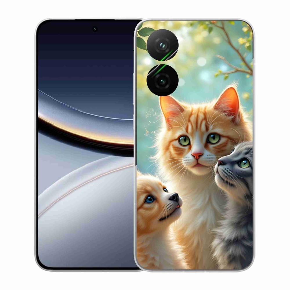 Gél borítás mmCase a Xiaomi Poco F7 5G-hez - állatbarátság 2